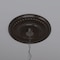 Ekena Millwork Berkshire PVC Medallion (Canopies up to 8 3/8"), 19"OD x 3 1/2"ID x 1"P, Metallic Rustic Mist CMP19BEERU - alternate 6